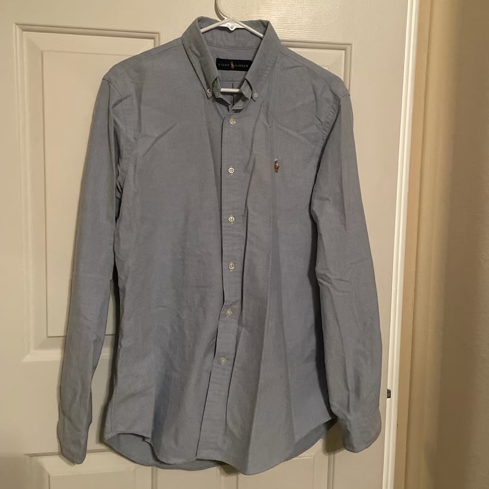 Ralph Lauren Light Blue Casual Button-Down Shirt